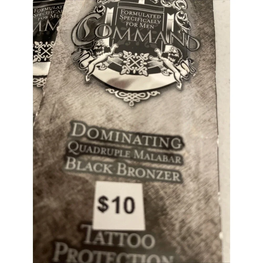 Command Dominating Quadruple, Malabar Black Bronzer, Tanner Lotion Men’s